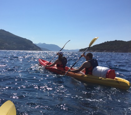 Short kayaking tour