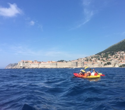 Sundown kayaking tour